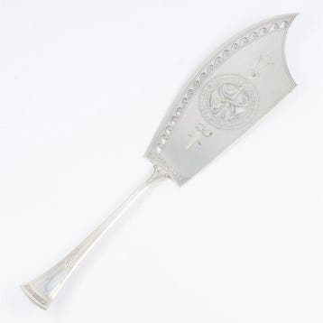 J. M. van Kempen. - Visbestekset - .833 zilver, Antiek en Kunst