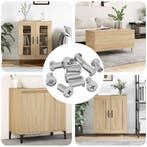 vidaXL Slotmoer 12 pcs Nikkel M6 x 25 mm Staal, Verzenden, Nieuw