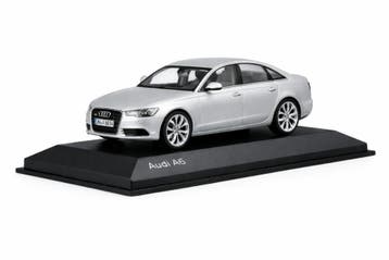 Audi A6 Limousine modelauto (1:43) Ijszilver, Hobby en Vrije tijd, Modelauto's | 1:43, Verzenden, Nieuw