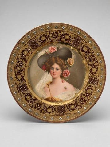 Wandbord - An Impressive 19th Century Royal Vienna Style