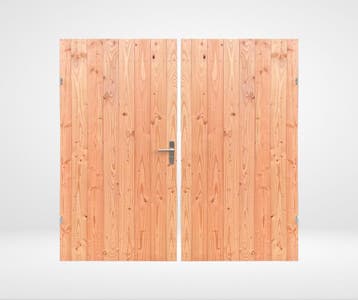 Dubbele Tuinpoort Vellingdeel Douglas verticaal, Ophalen of Verzenden, Nieuw