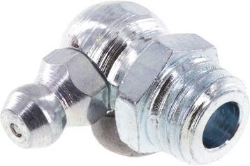 90° Haakse Smeernippel Staal M10x1.5 DIN 71412 [5 Stuks], Verzenden, Nieuw