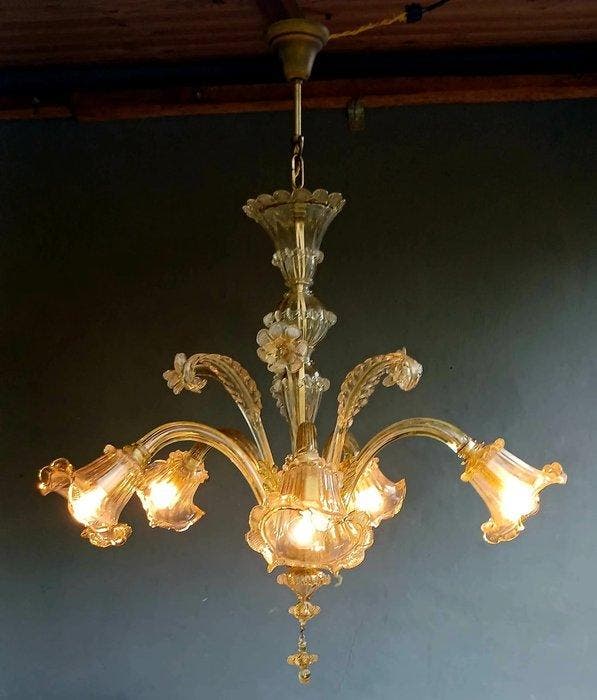 Kroonluchter - Vetro Murano, Antiek en Kunst, Curiosa en Brocante