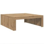 Houten Tafel 100x100 | artisan eiken Retourdeal, Huis en Inrichting, Tafels | Salontafels, 50 tot 100 cm, Vierkant, Nieuw, Modern