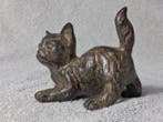 Pierre Chenet (XX-XXI) - sculptuur, Le Chat joueur - 7.8 cm