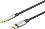 USB-C naar 3.5mm Jack Aux Kabel – DAC Adapter met, Ophalen of Verzenden, Nieuw