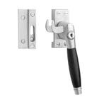 Klassieke raamsluiting mat nikkel met slot en ventilaties..., Doe-het-zelf en Verbouw, Hang- en Sluitwerk, Ophalen of Verzenden