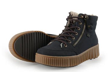 Rieker Snowboots in maat 38 Blauw, Kleding | Dames, Schoenen, Snowboots, Zo goed als nieuw, Rieker, Verzenden