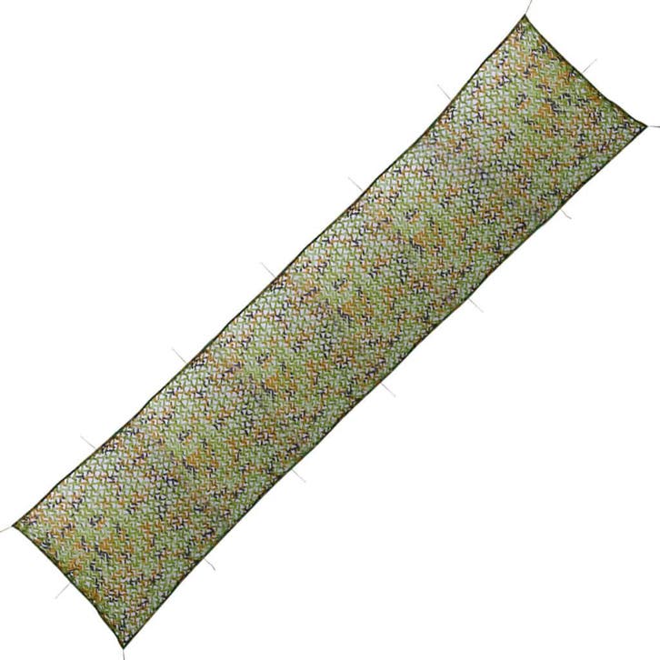 vidaXL Camouflagenet met opbergtas 1,5x10 m, Sport en Fitness, Schietsport-accessoires, Nieuw, Verzenden