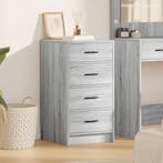 vidaXL Dressoir met lade Grijs sonoma 40 x 41 x 75 cm, Verzenden, Nieuw, Overige houtsoorten, Minder dan 50 cm