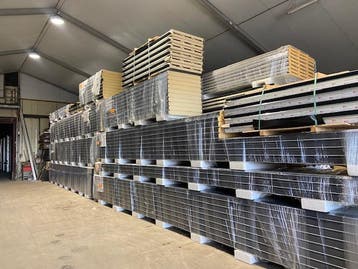 Sandwichpanelen NIEUW!, Nieuw, 50 tot 100 mm