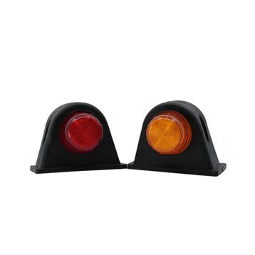 Set LED Breedtelampen 10-30V Oranje + Rood (Set), Ophalen of Verzenden, Nieuw