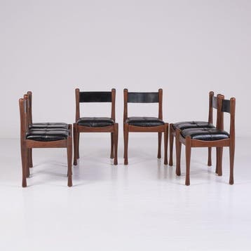 Bernini - Silvio Coppola - Stoel (6) - 620 - Hout, Leder