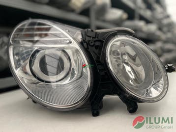 MERCEDES W211 XENON KL KOPLAMP RECHTS KPL, Verzenden, Gebruikt, Mercedes-Benz