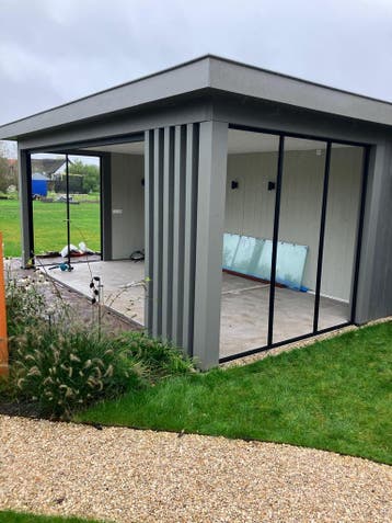 Onderhoudsarme veranda, tuinhuis, overkapping, berging, Verzenden, Nieuw, 400 cm of meer, Metaal