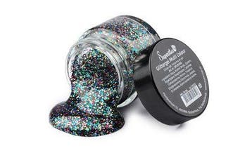 Glittergel donker superstar, Verzenden, Nieuw, Feestartikel