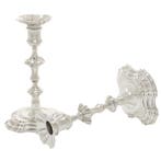 John Cafe - Kaarsenhouder (2) - .925 zilver - 276 jaar oude, Antiek en Kunst