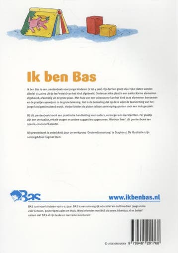Ik ben Bas / Bas 9789461201768, Boeken, Kinderboeken | Kleuters, Verzenden, Gelezen
