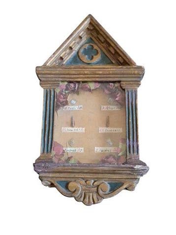 Reliekhouder - Hout, Glas, Textiel - 20e eeuw - Heilige