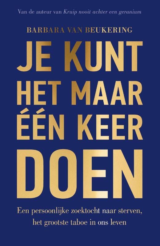 Je kunt het maar één keer doen 9789000372133, Boeken, Literatuur, Gelezen, Verzenden