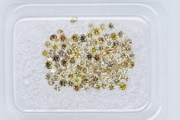 Zonder minimumprijs - 110 pcs Diamant (Natuurlijk gekleurd), Sieraden, Tassen en Uiterlijk, Edelstenen, Nieuw