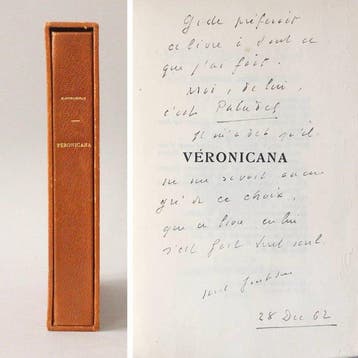 Signé ; Marcel Jouhandeau - Véronicana [avec un long envoi