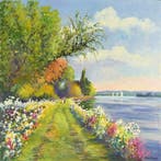Christiane Stenfort (1940) - Printemps à, Antiek en Kunst