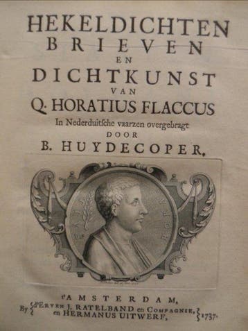 Quintus Horatius Flaccus / Balthasar Huydecoper -