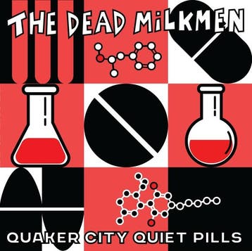 lp nieuw - dead milkmen - QUAKER CITY QUIET PILLS (nieuw), Verzenden, Zo goed als nieuw, Overige formaten