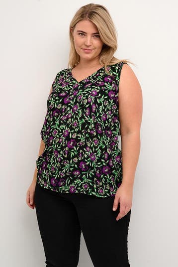 Kaffe Curve singlet Isma print Maat:, Verzenden, Nieuw, Overige kleuren