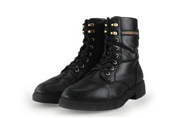 S.oliver Veterboots in maat 39 Zwart, Verzenden, Zwart, Overige typen, Zo goed als nieuw
