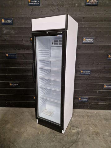 Koelkast | Tefcold | glasdeur met verlichte kap | wit |, Nieuw in verpakking, Koelen en Vriezen