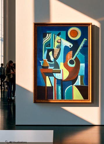 E. Pérez Lezcano - La guitarra y el astro XL (No Reserve)