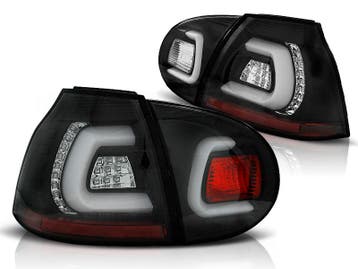 Achterlichten VW Golf V LED Tube design Zwart, Ophalen of Verzenden, Nieuw