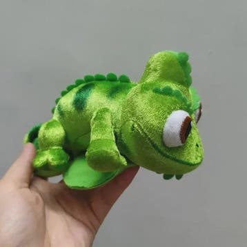 Pluche Kameleon Pascal met Magneet - Kawaii Knuffel voor Kin, Verzenden, Nieuw