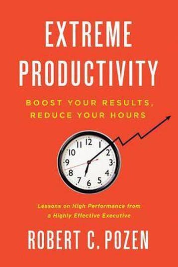 Extreme Productivity - Robert C Pozen 9780062188533, Verzenden, Gelezen, Robert C Pozen