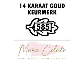 Marie Celeste - Hanger - 14 karaat goud - Wit parel, Verzenden, Zo goed als nieuw