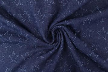 Denim fashion Stars 03-03 - rol 10 meter, Verzenden, Nieuw
