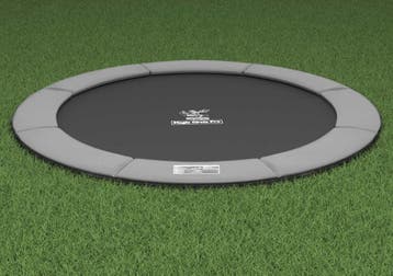 Flat to the Ground Trampoline Magic Circle Pro Grey 366 cm, Ophalen of Verzenden, Nieuw