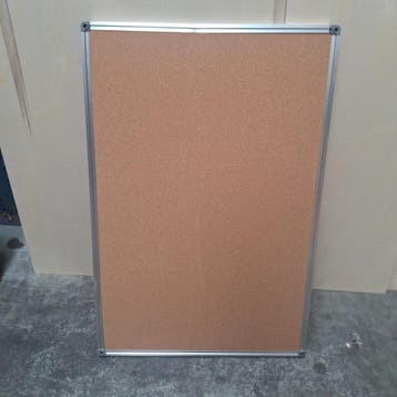 OUTLET - Prikbord met zilveren lijst - 60 x 90 cm, Ophalen of Verzenden, Nieuw