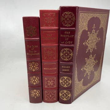 Easton Press; Henry James, Guy de Maupassant, Boccaccio -