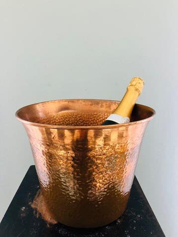 Champagne koeler - Koper - XXL koperen koeler