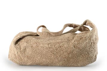 Manfield Schoudertas Beige, Sieraden, Tassen en Uiterlijk, Verzenden, Zo goed als nieuw, Beige