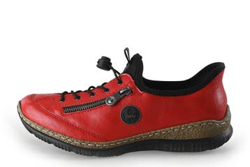 Rieker Sneakers in maat 40 Rood, Verzenden, Rood, Rieker, Sneakers of Gympen