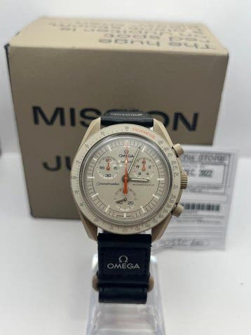 Omega x Swatch - MoonSwatch - Mission to Jupiter - Zonder, Sieraden, Tassen en Uiterlijk, Nieuw