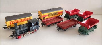 Fleischmann H0 - 4000/1456/5011/9391 - Treinset (8) -, Hobby en Vrije tijd, Modeltreinen | H0, Nieuw