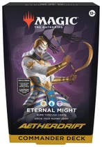 Magic: The Gathering - Aetherdrift Eternal Might Commander D, Hobby en Vrije tijd, Verzamelkaartspellen | Magic the Gathering