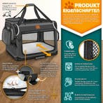 Reisbench hond - Draagtas hond - Transportbox - 92x63x63 cm, Verzenden, Zo goed als nieuw