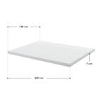 Topper / Matrastopper / Topmatras - 140 x 200 cm - H2 / H3 -, Verzenden, Nieuw