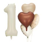 5-delige eerste verjaardag cakesmash folie ballonnen set, Overige typen, Nieuw, Sweet-One, Verzenden